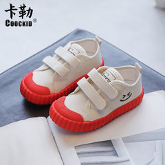 Kids Shoes Autumn Baby Canvas Shoes Girls Casual Soft Bottom
