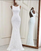 Evening wear Dresses: Formal dress women elegant backless evening gowns