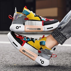 Summer Mixed Colors Sneakers Men Breathable Trendy Male Couple