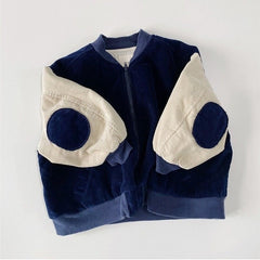 Fashion Baby Girl Boy Corduroy Jacket Infant Toddler Child Bomber Coat Blazer