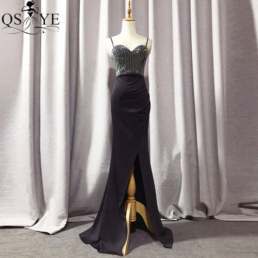 Homecoming Dresses: Evening Dresses Spaghetti Straps Mermaid Party Dress