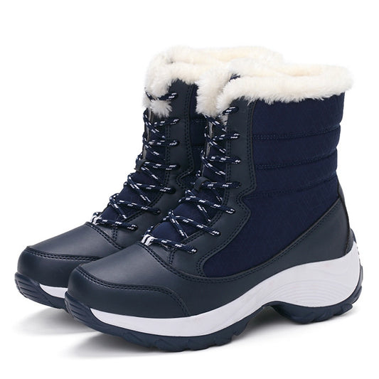 Women Boots Waterproof Winter Shoes Women Snow Boots Platform Keep Warm