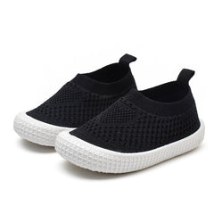 Children Casual Shoes Kids Sneakers Candy Soft Stretch Fabric Breathable
