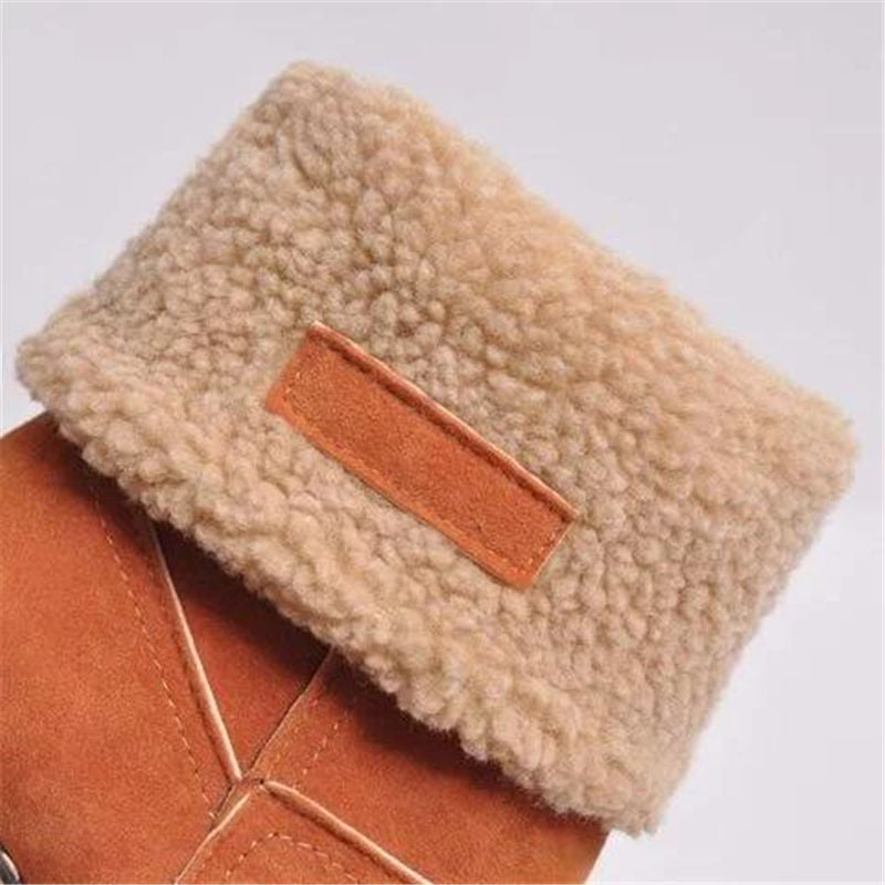 Women Winter Fur Warm Snow Boots Ladies Warm wool booties Ankle Boot