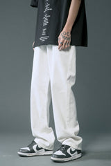 Summer thin men fashion famous brand versatile loose straight Summer