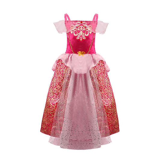 Costume Kids Princess Dresses Sleeping Beauty Carnival Outfits Children Party