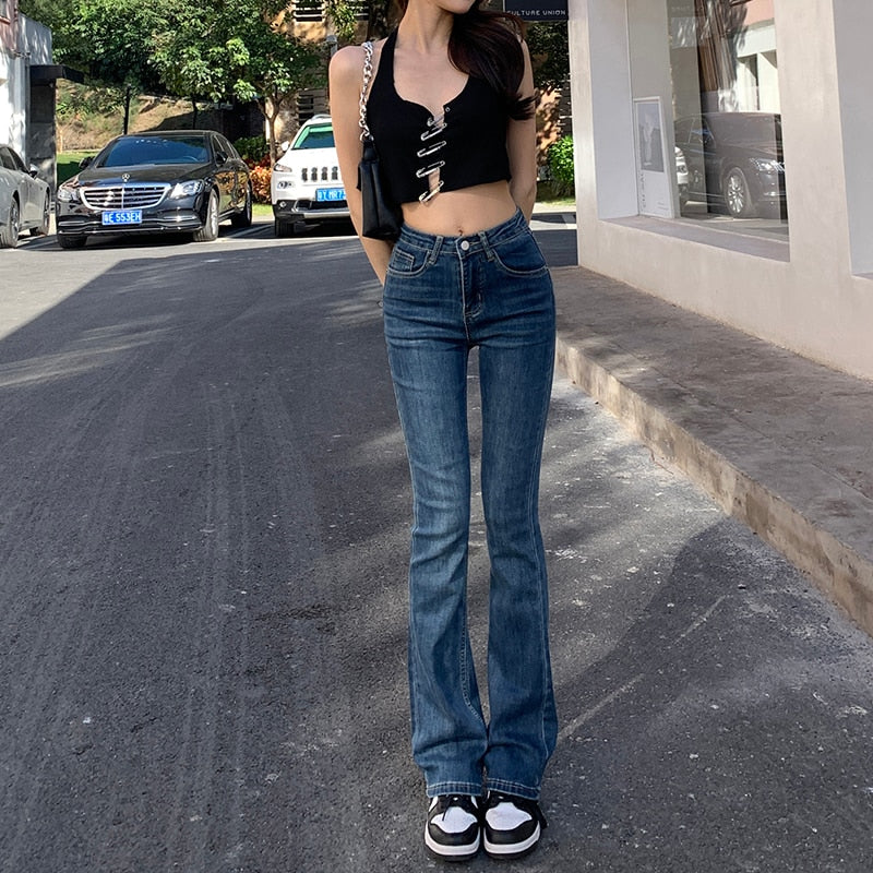 Flare Jeans Low Waist Loose Comfortable Jeans For Women Pants