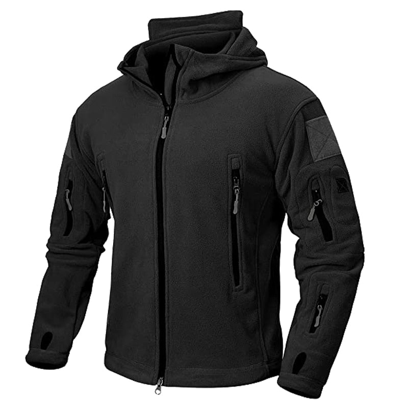 Men Outdoor Hiking Hooded Coats Warm Military Tactical Sport Fleece
