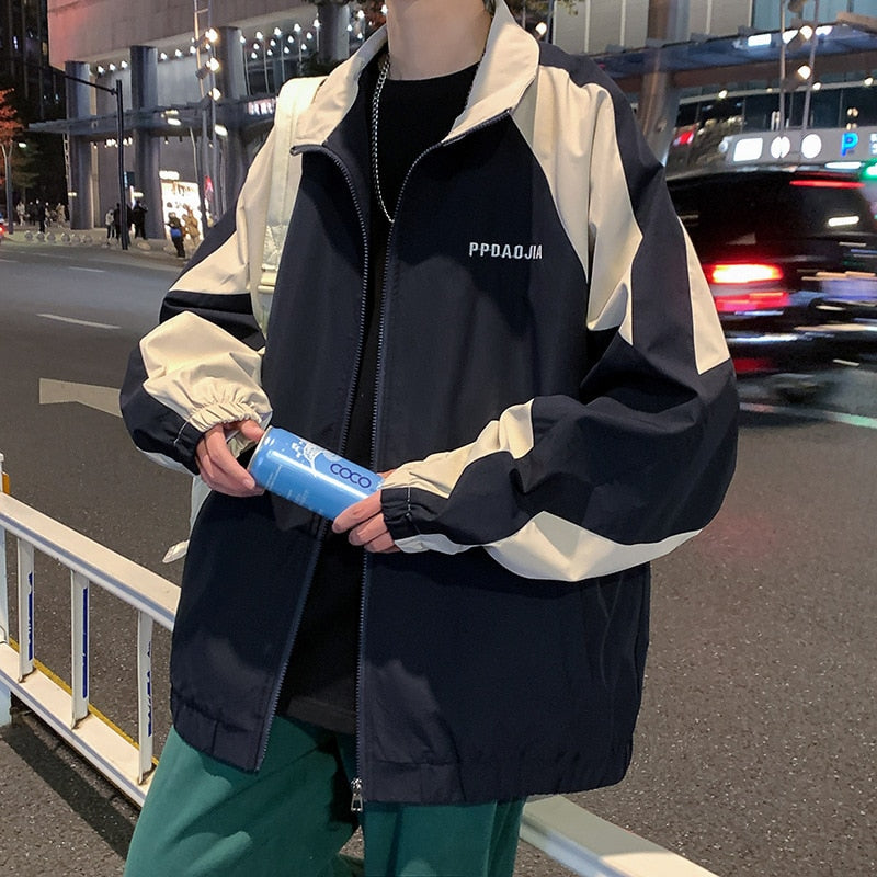 Men Jacket Embroidery Baseball Coat Spring Autumn Male Casual