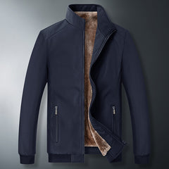 Plus Size 6XL 7XL 8XL Thicken Warm Varsity Jacket Coat Men Windbreaker