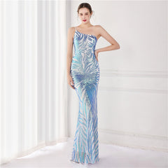 Evening wear Dresses: Strapless Evening Dresses Sequins Long Mermaid Party Gowns