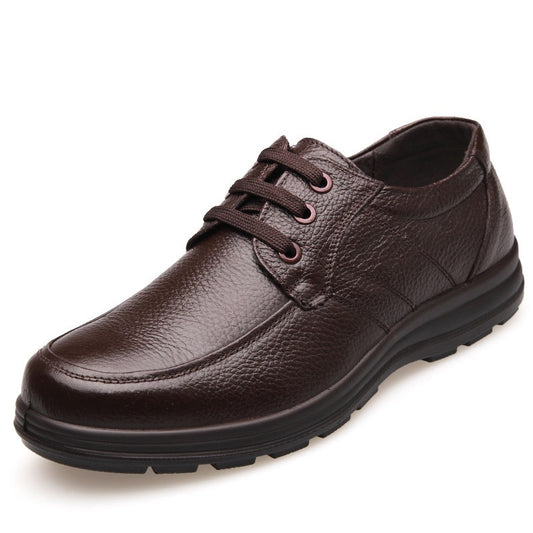 High Quality Genuine Leather Shoes Men Flats Fashion Men Casual Shoes