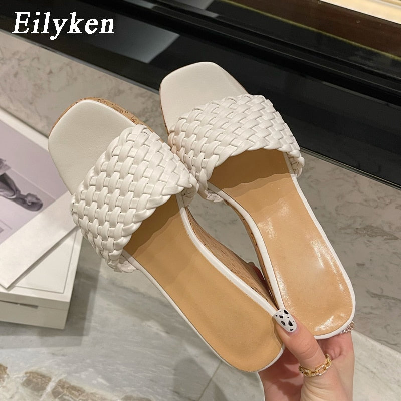 Ladies Slippers Summer Super High Heels Shoes Women Platform Open Toe