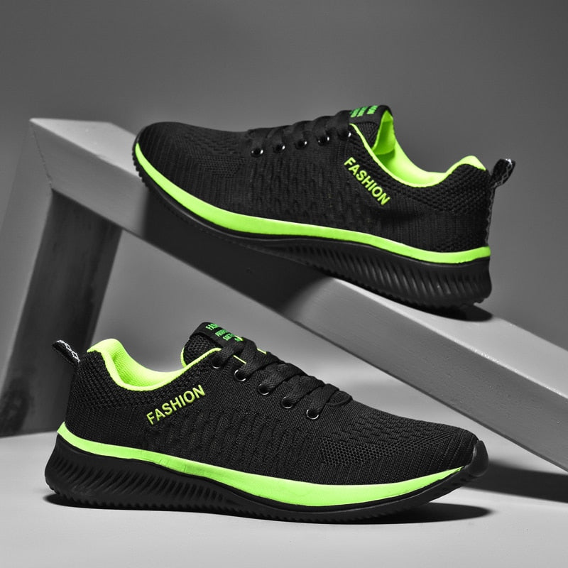 Sneakers Men Summer Breathable Shoes For Men Big Size Black White Casual