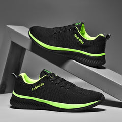 Sneakers Men Summer Breathable Shoes For Men Big Size Black White Casual