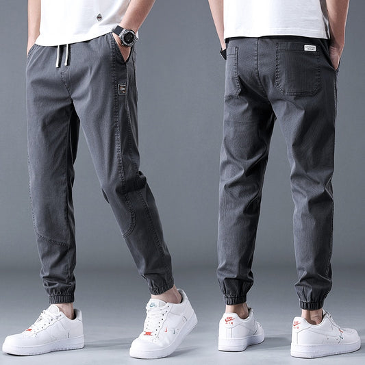 Spring Summer Cotton Jogger Pant Men Pants Harajuku Cargo Jeans