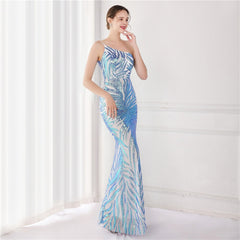 Evening wear Dresses: Strapless Evening Dresses Sequins Long Mermaid Party Gowns