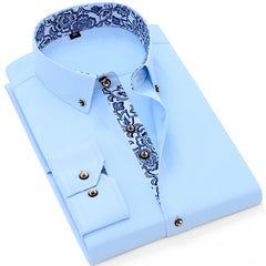 Porcelain Collar Dress Shirt