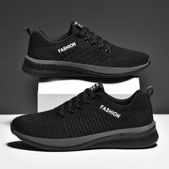 Sneakers Men Summer Breathable Shoes For Men Big Size Black White Casual