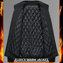 Plus Size 6XL 7XL 8XL Thicken Warm Varsity Jacket Coat Men Windbreaker