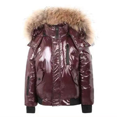 super warm filling white duck down winter coats for kids- Teenager