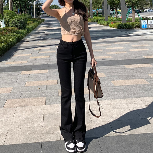 Flare Jeans Low Waist Loose Comfortable Jeans For Women Pants