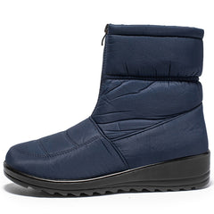 Waterproof Snow Boots for Women Winter Warm Plush Ankle Booties Front