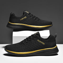 Sneakers Men Summer Breathable Shoes For Men Big Size Black White Casual