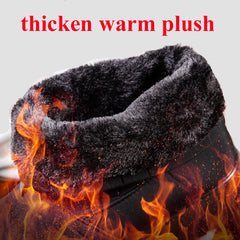 Waterproof Snow Boots for Women Winter Warm Plush Ankle Booties Front