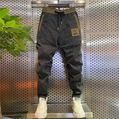 Man Corduroy Sweatpants Autumn Winter Men Baggy Joggers Fashion Streetwear