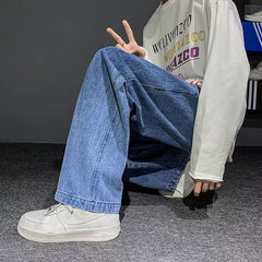 Summer thin men fashion famous brand versatile loose straight Summer