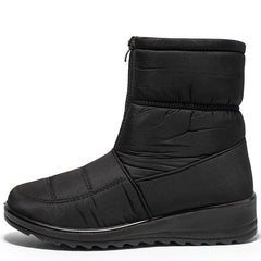 Waterproof Snow Boots for Women Winter Warm Plush Ankle Booties Front