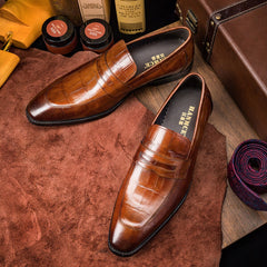 Spring Autumn Comfortable Classic Business Flat Loafers Shoes