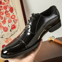High Quality Men Dress Suit Cow Genuine Leather Oxfords Shoes