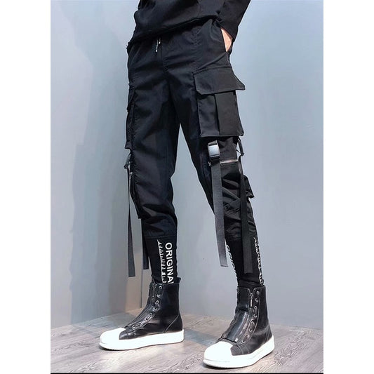 Fashion Men Cargo Pants y2k Techwear Streetwear Harajuku High street