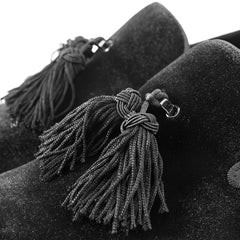 Fashion Luxury Elegant Dress Slip On Pointed Tassel Loafer Casual Shoes Wedding Party Office Footwear