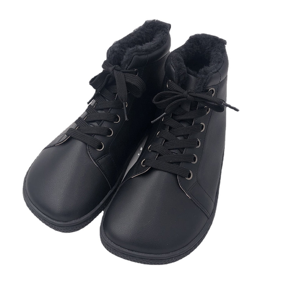 Tipsietoes Barefoot Leather Boots with fur inside for Women and Kids