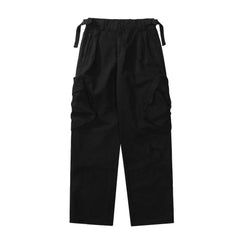 American street fashion big pocket overalls trousers loose casual design