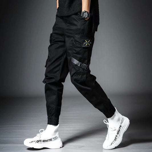 Streetwear Jogging Pants Men Harajuku Winter Spring Hip Hop Cargo Japanese