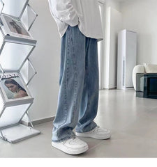 Summer thin men fashion famous brand versatile loose straight Summer