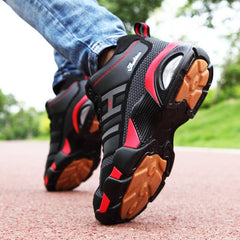 Winter Leather Boots Men Waterproof Men Sneakers Warm Trekking Work