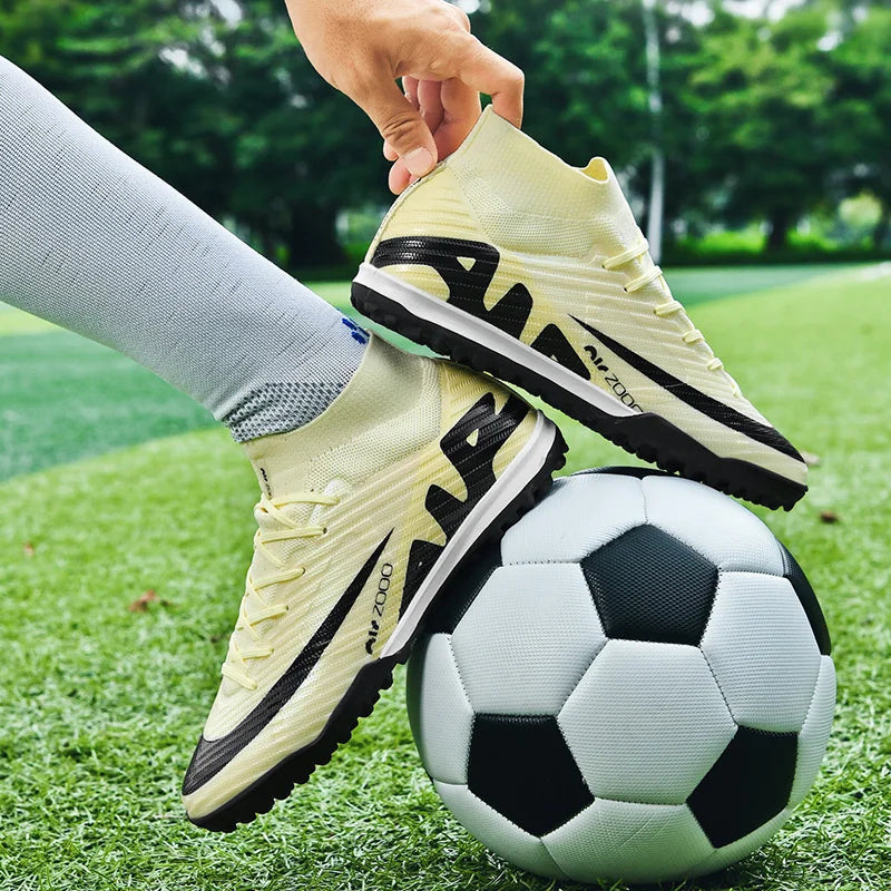 Men Soccer Shoes Grass Society Training Football Boots Cleats