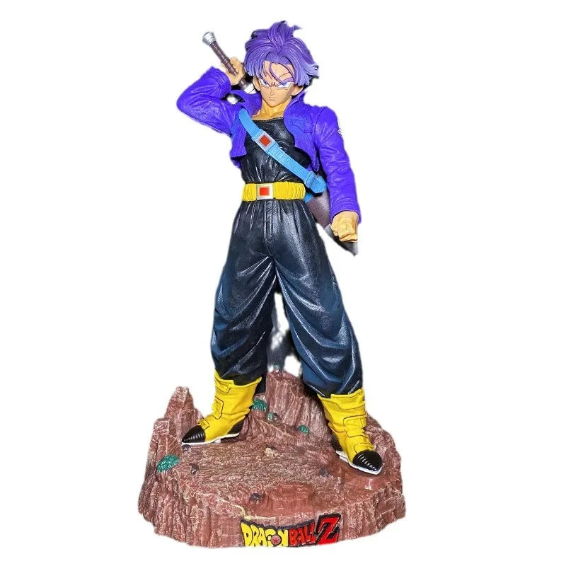 50cm Anime Dragon Ball Z Trunk Figure Dbz Super Saiyan Action Figure Model Doll Decoration Toys Gifts for Children