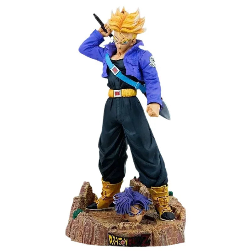 50cm Anime Dragon Ball Z Trunk Figure Dbz Super Saiyan Action Figure Model Doll Decoration Toys Gifts for Children