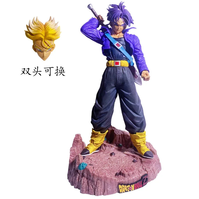 50cm Anime Dragon Ball Z Trunk Figure Dbz Super Saiyan Action Figure Model Doll Decoration Toys Gifts for Children