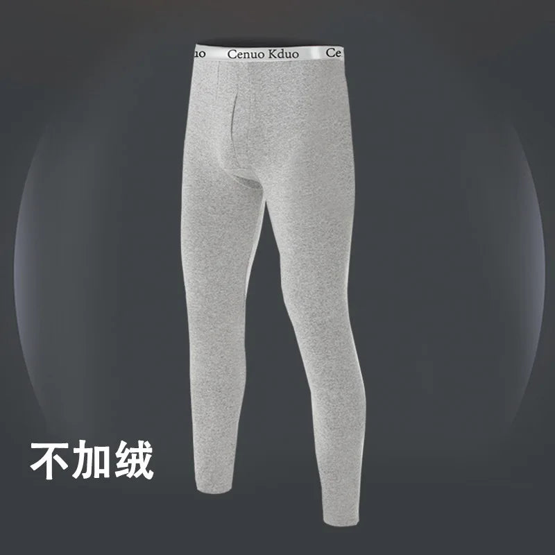 Men Long Johns Thermal Skin-Friendly Underwear Winter Warm Long Pants Male