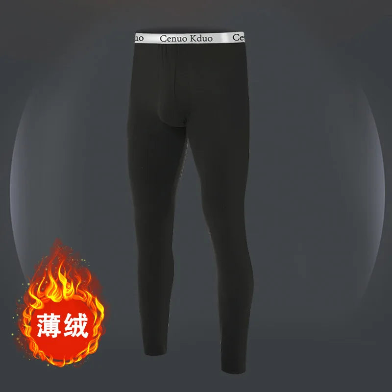 Men Long Johns Thermal Skin-Friendly Underwear Winter Warm Long Pants Male