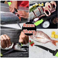 Fishing Knife Fillet Boning Knife for Fish 5 6 7 8 9 Inch Sashimi Knife Kitchen Non-stick