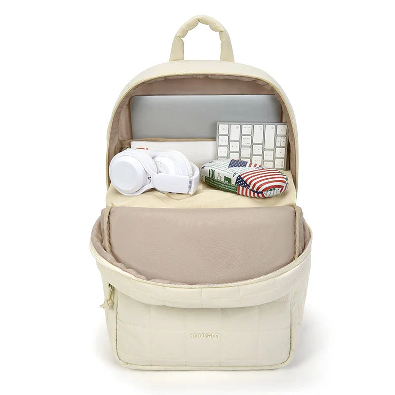 BAGSMART Women's Backpack Large Capacity Travel Backpack Simple Female Bags School College Laptop Backpack for Girls