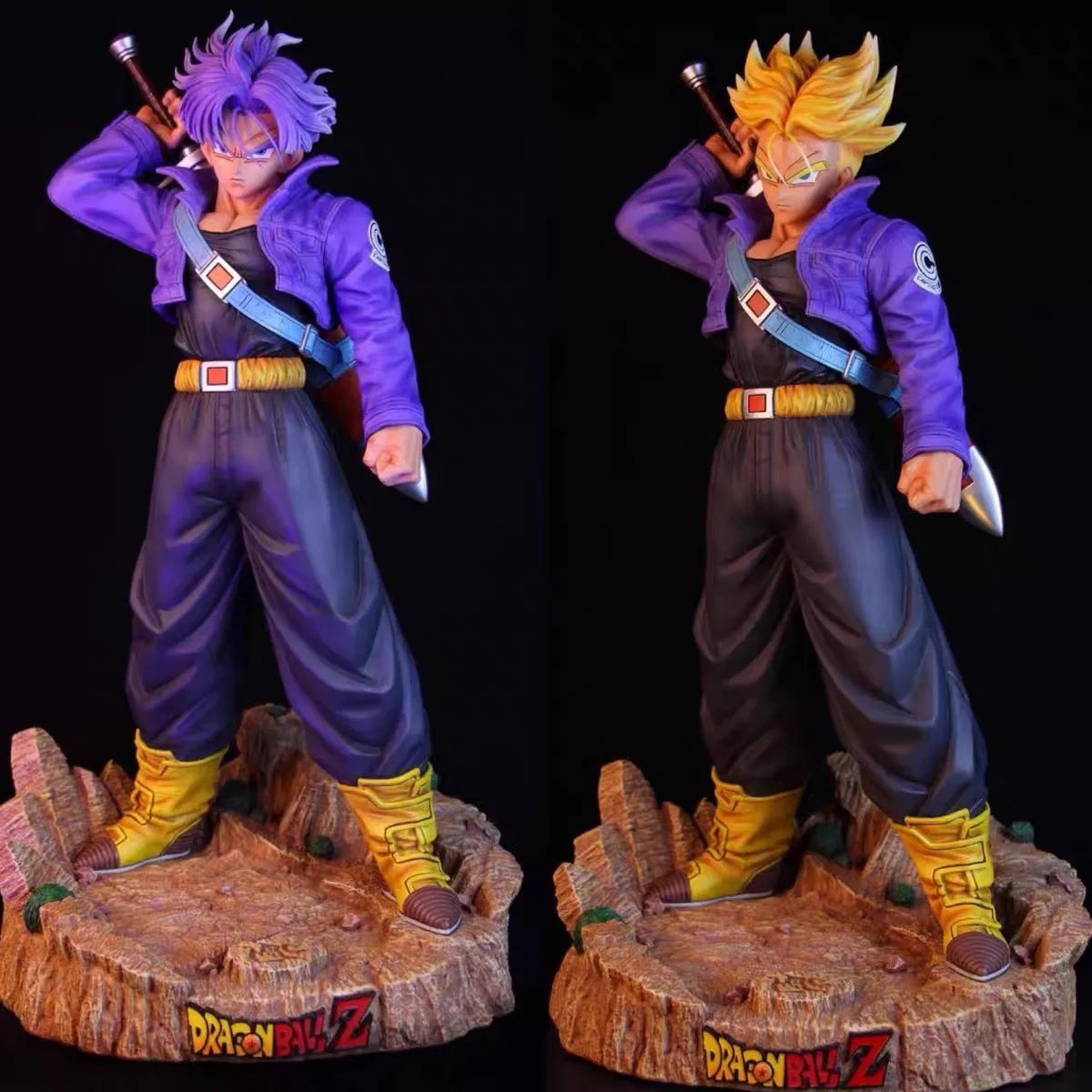 50cm Anime Dragon Ball Z Trunk Figure Dbz Super Saiyan Action Figure Model Doll Decoration Toys Gifts for Children